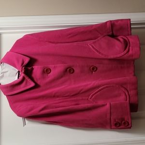 Marvin Richards XL Hot Pink Pea Coat